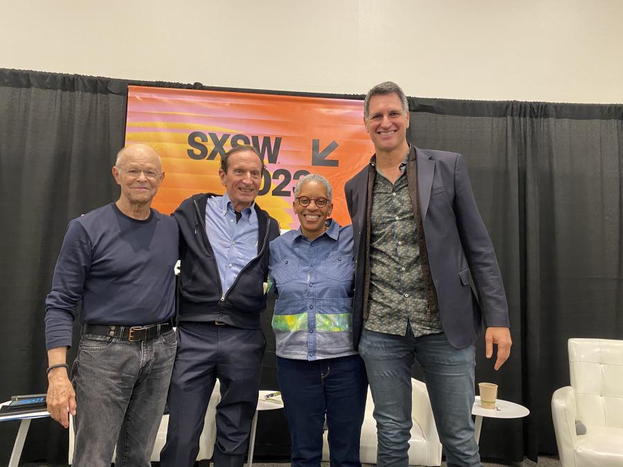 Four panelists at the 2023 South by Southwest conference