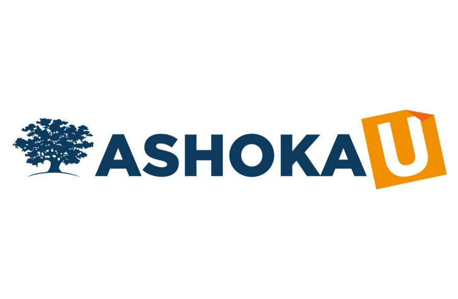 Ashoka U logo with tree to left of typography