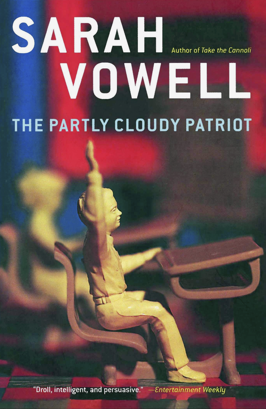 Book cover for Sarah Vowell's The Partly Cloudy Patriot