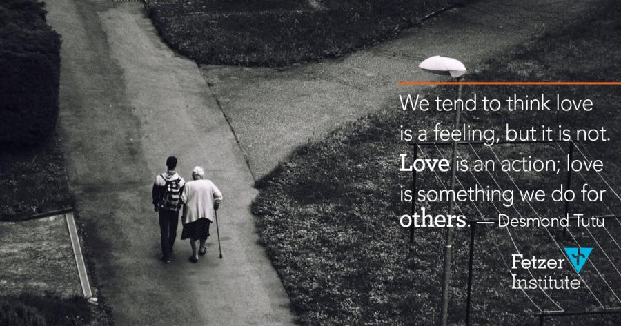 Postcard: Desmond Tutu on love as an action