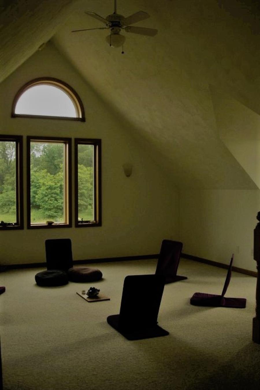 meditation loft with chairs in circle