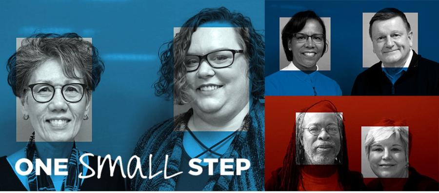 6 faces of One Small Step conversation participants