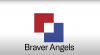 Braver Angels logo of red inverted l-shape and blue l-shape meeting.